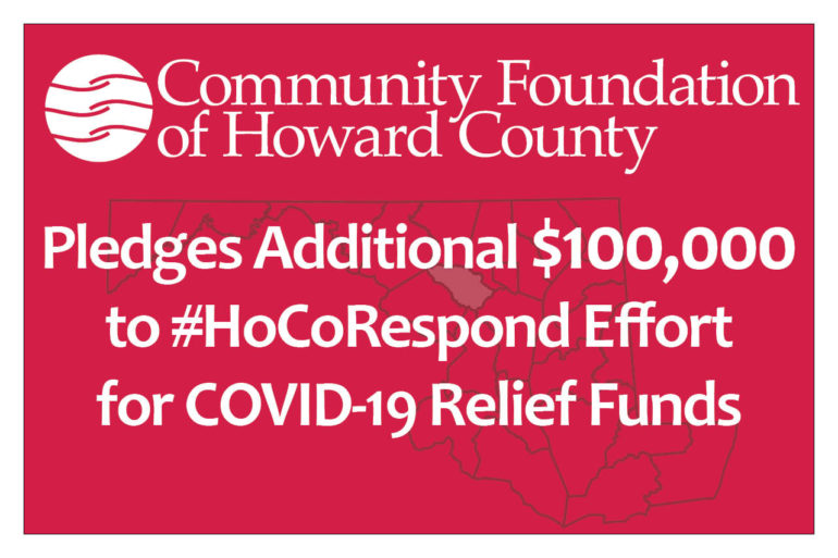 Community Foundation of Howard County Pledges Additional $100,000 to COVID-19 Relief Effort