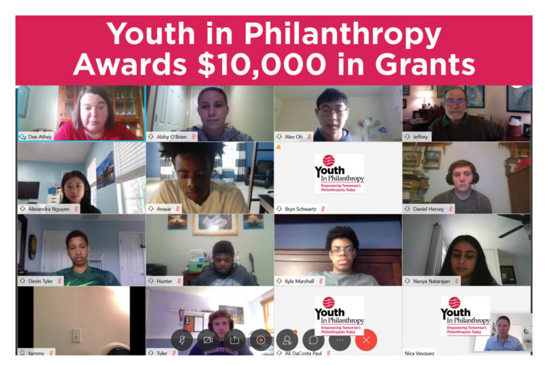 Youth in Philanthropy Program Announces COVID-19 Grant Awards