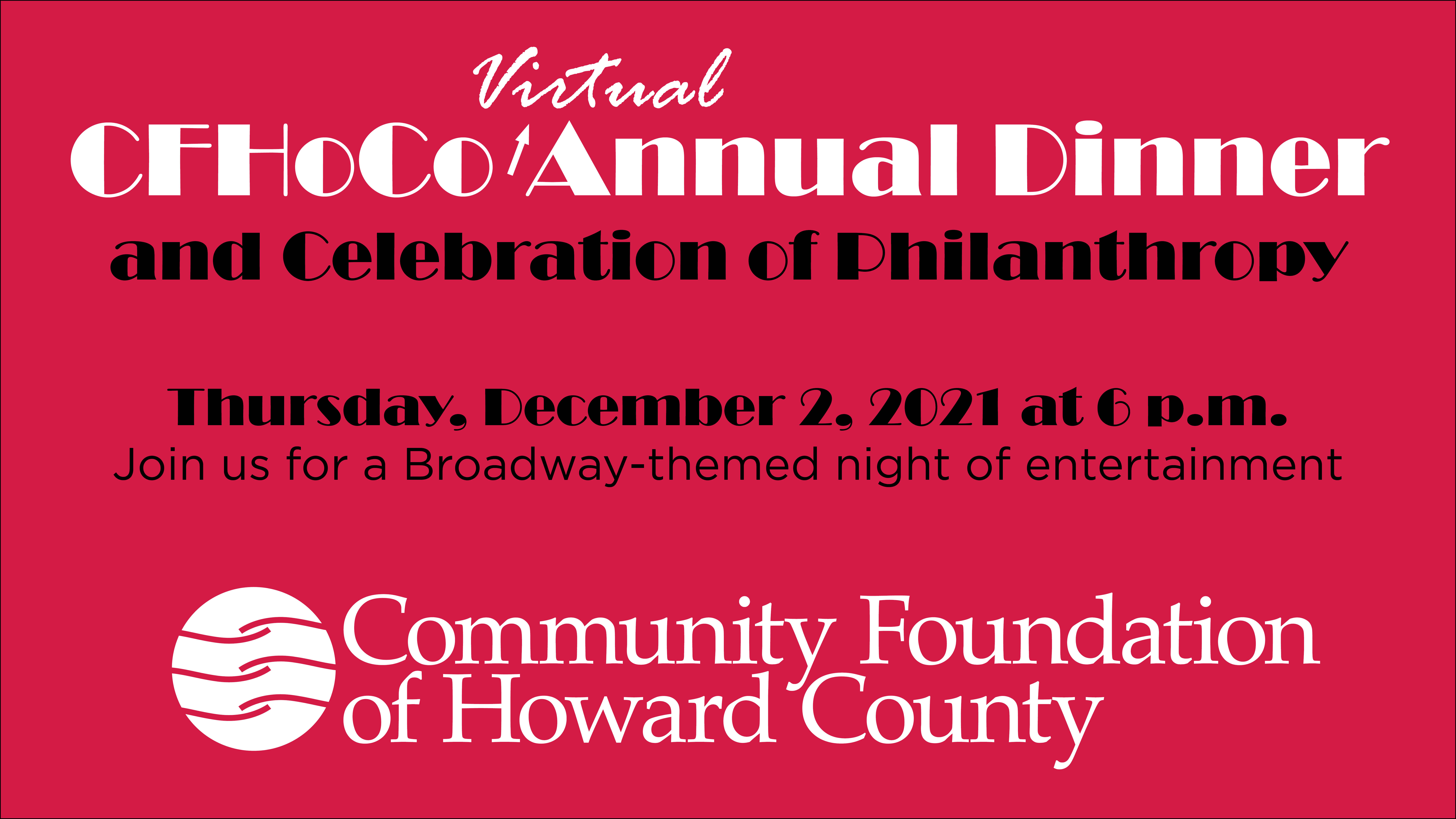 2021 Annual Dinner and Celebration of Philanthropy